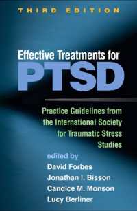 PTSDの効果的治療ガイドライン（第３版）<br>Effective Treatments for PTSD, Third Edition : Practice Guidelines from the International Society for Traumatic Stress Studies （3RD）