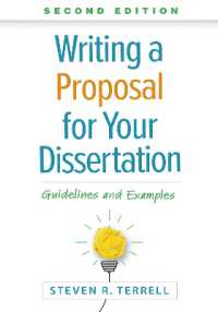博士論文研究計画書の書き方（第２版）<br>Writing a Proposal for Your Dissertation, Second Edition : Guidelines and Examples （2ND）
