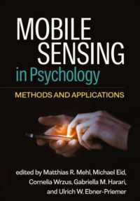 心理学におけるモバイルセンシング<br>Mobile Sensing in Psychology : Methods and Applications