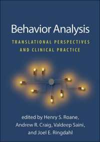 Behavior Analysis : Translational Perspectives and Clinical Practice
