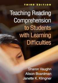 Teaching Reading Comprehension to Students with Learning Difficulties, Third Edition (The Guilford Series on Intensive Instruction) （3RD）