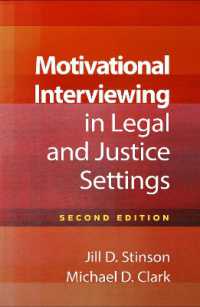 Motivational Interviewing in Legal and Justice Settings, Second Edition （2ND）
