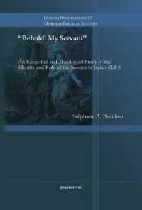 Behold! My Servant : An Exegetical and Theological Study of the Identity and Role of the Servant in Isaiah 42:1-9