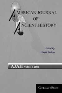 American Journal of Ancient History (Vol 15.1) (American Journal of Ancient History)