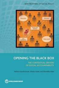 Opening the Black Box : The Contextual Drivers of Social Accountability (New Frontiers of Social Policy)