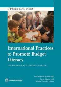 International Practices to Promote Budget Literacy : Key Findings and Lessons Learned (World Bank Studies)