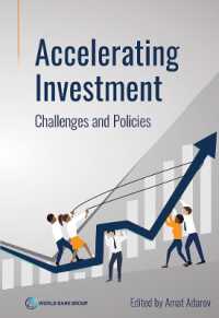 世界銀行刊／新興国・途上国への投資促進：課題と政策<br>Accelerating Investment : Challenges and Policies