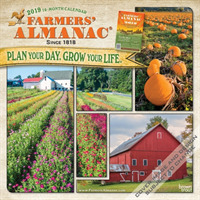 Farmers' Almanac 2019 Calendar （16M WAL）