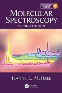 分子分光学（第２版）<br>Molecular Spectroscopy （2ND）