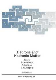 Hadrons and Hadronic Matter (NATO Science Series B:)