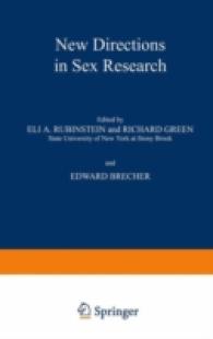 New Directions in Sex Research (Perspectives in Sexuality)