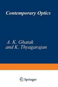 Contemporary Optics (Optical Physics and Engineering)