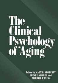 The Clinical Psychology of Aging