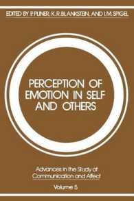 Perception of Emotion in Self and Others (Advances in the Study of Communication and Affect)