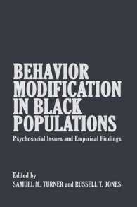 Behavior Modification in Black Populations : Psychosocial Issues and Empirical Findings