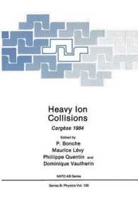 Heavy Ion Collisions : Cargèse 1984 (NATO Science Series B:)