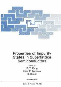 Properties of Impurity States in Superlattice Semiconductors (NATO Science Series B:)