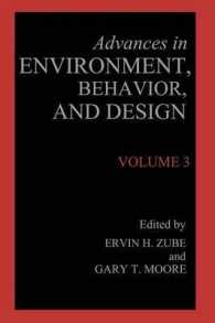 Advances in Environment, Behavior, and Design : Volume 3 (Advances in Environment, Behavior and Design)