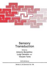 Sensory Transduction (NATO Science Series A:)
