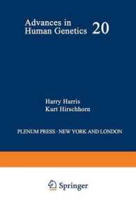 Advances in Human Genetics : Volume 20 (Advances in Human Genetics)