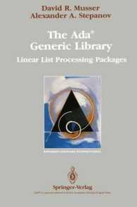 The Ada Generic Library : Linear List Processing Packages (Springer Compass International) （Reprint）