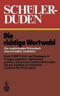 Schülerduden : Die richtige Wortwahl Ein vergleichendes Wörterbuch sinnverwandter Ausdrücke (Duden für den Schüler)