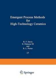 Emergent Process Methods for High-Technology Ceramics (Materials Science Research)