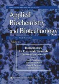 Proceedings of the Twenty-Fifth Symposium on Biotechnology for Fuels and Chemicals Held May 4-7, 2003, in Breckenridge, CO (Abab Symposium) （2004）
