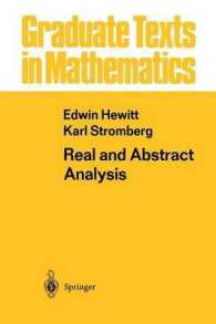 Real and Abstract Analysis : A Modern Treatment of the Theory of Functions of a Real Variable (Graduate Texts in Mathematics)