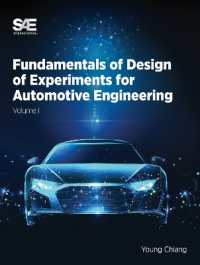 Fundamentals of Design of Experiments for Automotive Engineering Volume I : Volume I