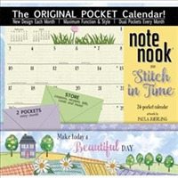 Stitch in Time 2019 Note Nook 24-Pocket Calendar （SPI WAL）