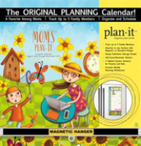 Mom's Plan-It 17 Month 2019 Planning Calendar : Includes Magnetic Hanger （WAL）