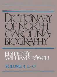 Dictionary of North Carolina Biography, Volume 4, L-O
