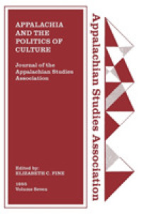 Journal of the Appalachian Studies Association, Volume 7, 1995 : Appalachia and the Politics of Culture
