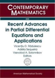 Recent Advances in Partial Differential Equations and Applications (Contemporary Mathematics)