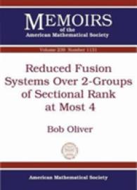 Reduced Fusion Systems over 2-Groups of Sectional Rank at Most 4 (Memoirs of the American Mathematical Society)
