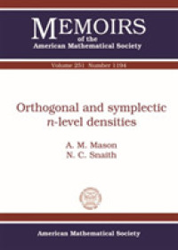 Orthogonal and Symplectic $n$-level Densities (Memoirs of the American Mathematical Society)