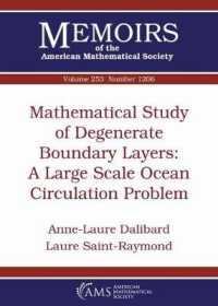 Mathematical Study of Degenerate Boundary Layers : A Large Scale Ocean Circulation Problem (Memoirs of the American Mathematical Society)