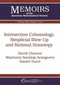 Intersection Cohomology, Simplicial Blow-Up and Rational Homotopy (Memoirs of the American Mathematical Society)