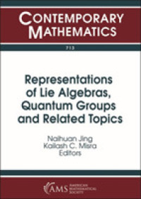 Representations of Lie Algebras, Quantum Groups and Related Topics (Contemporary Mathematics)