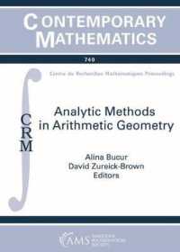 Analytic Methods in Arithmetic Geometry (Contemporary Mathematics)