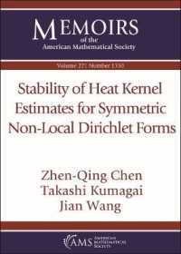 Stability of Heat Kernel Estimates for Symmetric Non-Local Dirichlet Forms (Memoirs of the American Mathematical Society)