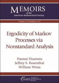 Ergodicity of Markov Processes Via Nonstandard Analysis (Memoirs of the American Mathematical Society)