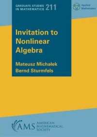 Invitation to Nonlinear Algebra (Graduate Studies in Mathematics)