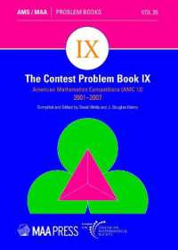 The Contest Problem Book IX : American Mathematics Competitions (AMC 12) 2001-2007 (Problem Books)