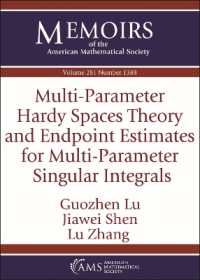 Multi-Parameter Hardy Spaces Theory and Endpoint Estimates for Multi-Parameter Singular Integrals (Memoirs of the American Mathematical Society)