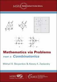 Mathematics Via Problems : Part 3: Combinatorics (Msri Mathematical Circles Library)