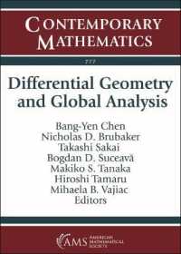 Differential Geometry and Global Analysis : In Honor of Tadashi Nagano (Contemporary Mathematics)