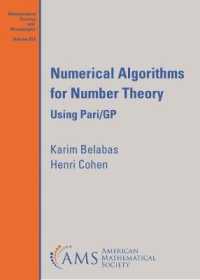 Numerical Algorithms for Number Theory : Using Pari/GP (Mathematical Surveys and Monographs)