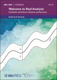Welcome to Real Analysis : Continuity and Calculus, Distance and Dynamics (Ams/maa Textbooks)
